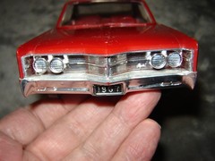 1967 Dealer Promo car Red Colored Chrysler 300 Ex Cond Missing Hood Ornament