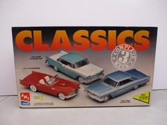 AMT Classics 1957 Fairlane, 1957 Thunderbird, and 1963 Galaxie 500 1/25