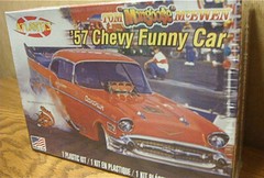 ATLANTIS Tom Mongoose McEwen ’57 Chevy Funny Car Model Kit #H7172 1/24 Scl