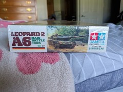 TAMIYA #35271 LEOPARD 2 A6 1/35 Scale Main Battle Tank, New In Box Dated 2004