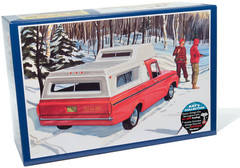 AMT 1963 Ford F-100 Camper Pickup Truck 3-In-1 1:25 Plastic Model Car Kit 1412