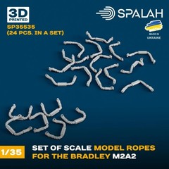SPALAH 35535 1/35 Set of scale models “Ropes for the Bradley M2A2”, (24 pcs.)