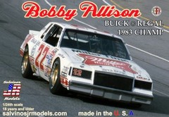 Salvino’s JR BAB1983C 1/24 Bobby Allison 1983 Buick Regal Champion Model Kit