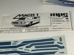 MPC #0805, 1973 Ford Mustang Mach 1 Model Kit with Box