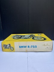 Heller 1/8 BMW R75/5 #L990 Vintage Motorcycle Model Kit 1971