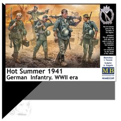MB (MASTER BOX LTD) 35249 1/35 GERMAN INFANTRY WWII ‘HOT SUMMER 1941’ MODEL KIT