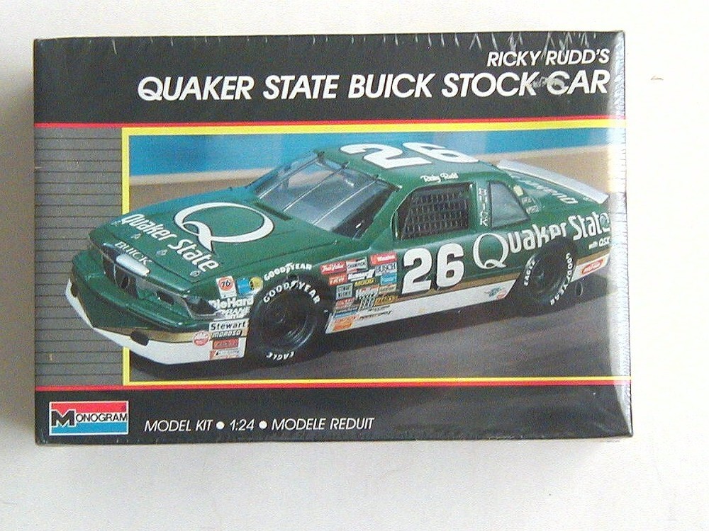 FACTORY SEALED Ricky Rudd’s Quaker State Buick Stock by Monogram #2786