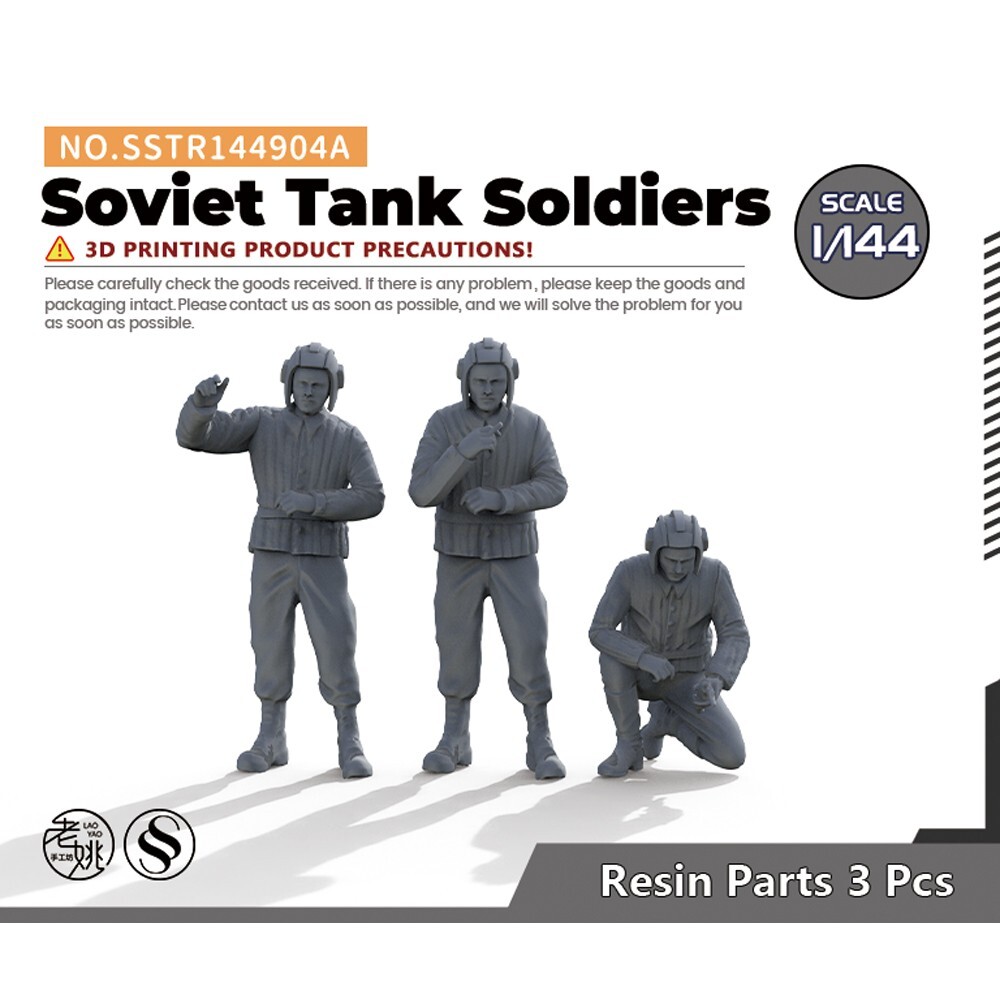 Yao’s Studio SSTR144904A 1/144 Military Model Soviet Tank Toldiers