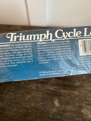 1982 Revell Grease 2 Triumph Cycle Lord Motorcycle 1/8 Model Kit 7914 NIB