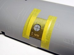 1:100 Rivet Template Tool for scale model aircraft and armor