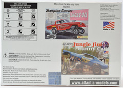 Atlantis Tom “Mongoose” McEwen 1957 Chevy Funny Car 1:24 Model Car Kit H7172