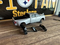 1:64 truck lift kit universal bar style 3D Printed Greenlight 2 Pack