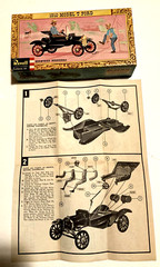 Antique Revell 1910 model “T” Ford Highway Pioneers Unbuilt HTF Rare, 1960 1/32