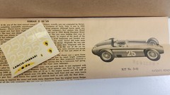 Vintage Strombecker Ferrari D50 V8 Electric Racing Car 1:24 Model Kit # D52-200