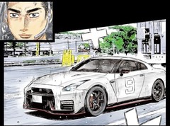 Aoshima Bunka Kyozaisha MF Ghost No.2 Shun Aiba R35 NISSAN GT-R NISMO Volume 1 O
