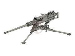 Plus Model 1/35 M2HB Browning US .50 Cal Machine Gun on M3 Tripod WWII DP3046