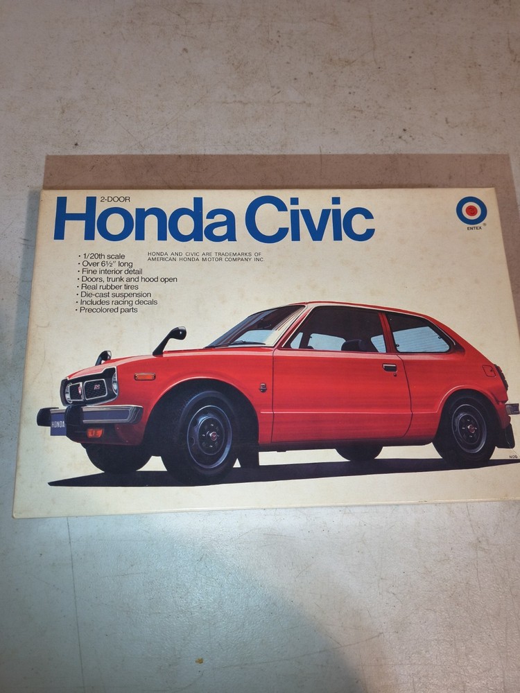 A11B Niob Rare Vintage Honda Civic 2 Door Coupe 1/20 Model Hobby Kit No. 9027