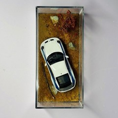Model Car Display Case 1:64 Photo Prop Showcase Organizer Miniature Scene