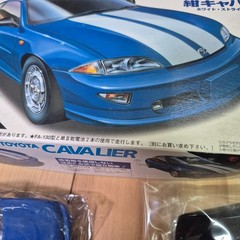 Fujimi 1/32 scale Toyota Cavalier motorized product kit made in Japan.