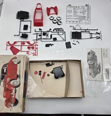 Monogram Cord 812 Convertible 1/24 Model Kit Unbuilt Vintage, UNSURE if complete