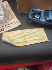 AMT ERTL 1968 Camaro Z28 Street Machines 1/25 Model Kit Open Started Body Engine