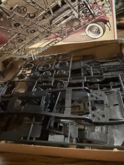 4 Johan 1/25 Kits 31 Cady, 35 Mercedes, 31 Teddy Fleetwood, Chrysler Turbine Car