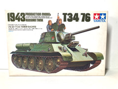 TAMIYA T34/76 1943 Production Model Russian Tank Kit No. 35059