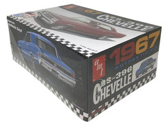 1967 Chevelle SS-396 Car Plastic Model Kit AMT 1:25 1388 Skill 2 Authentic NEW