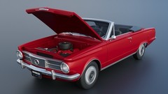 3d Printed 1/25 1965 Plymouth Valiant Convertable Model Kit
