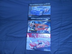 Unbuilt NASCAR 1:24 Monogram model kits, sealed, set of 3