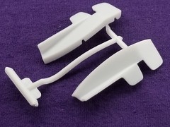 1940 Willys FRONT INNER FENDERS for AMT 1:25 Model Kit 40