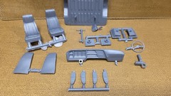 1977 FORD ECONOLINE VAN COMPLETE INTERIOR 1:25 Scale AMT NEW Model KIT PARTS