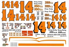 Plastic Performance Products #14 64 Chevelle Benny Kerley 1/25 decal