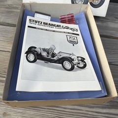 Vintage Metal Craft STUTZ BEARCAT 1913 Sporting Car Pewter-Tone Kit 6492 NIOB