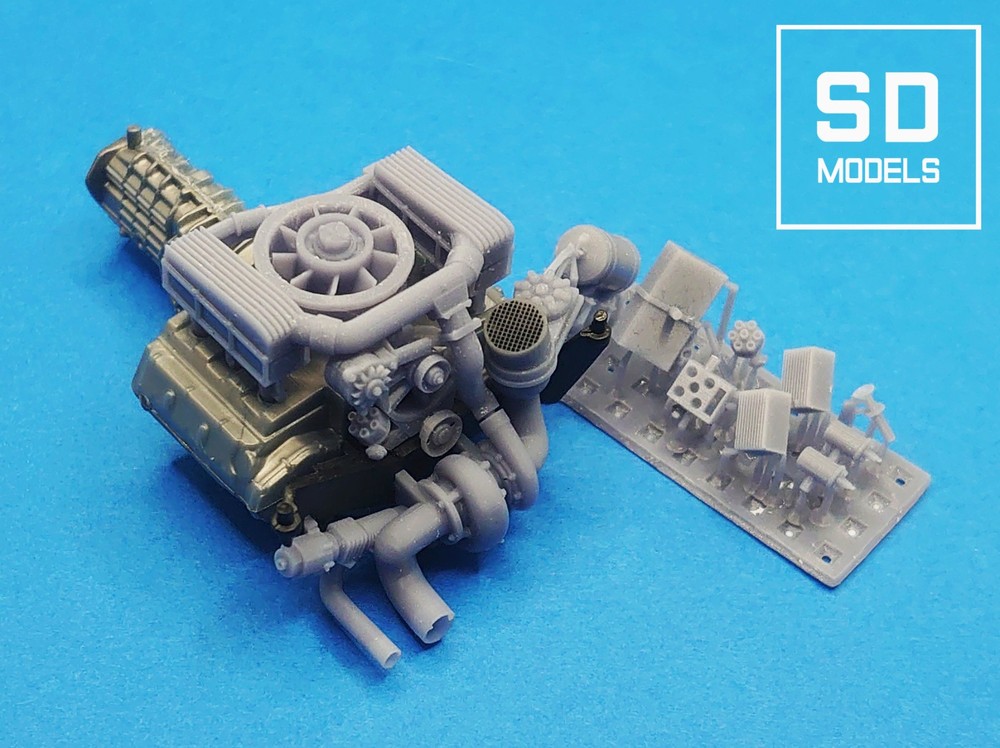 SD-P05 1/24 934 Engine Additional Parts, Revell Compatible, 3D Printed