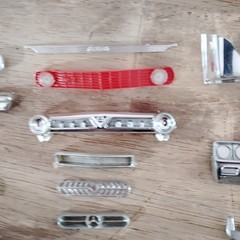 1/25 Vintage Junkyard Grille and Bumper Lot Buick Chevy Olds Mopar