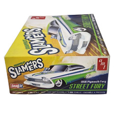 Snapfast Slammers 1958 Plymouth Fury ‘Street Fury’ 1:25 Scale AMT Model Kit NOB