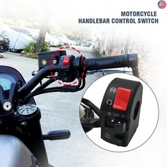 Anxingo Universal 7/8″ 22mm Handlebar Control Switches for Motorcycle Turn