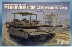 MENG 1/35 TS-056 Merkava Mk.4M w/roof-mounted slat armor Israel Main Battle Tank