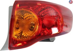 munirater Outer Right Tail Light Assembly Replacement for Corolla OE-Style