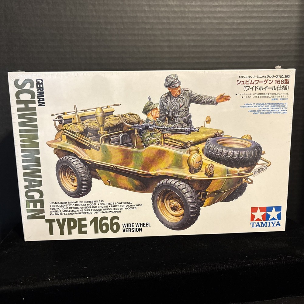 TAMIYA 35393 GERMAN SCHWIMMWAGEN ANTI-TANK MODEL KIT-NIB-1/35 SCALE