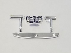 1963 Chevy Nova Wagon CUSTOM 56 DESOTO GRILL / LIGHTS from 1:25 AMT Model Kit 63
