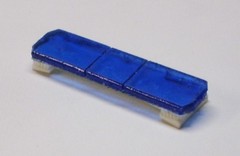1:24 1:25 scale model resin blue LED lightbar police