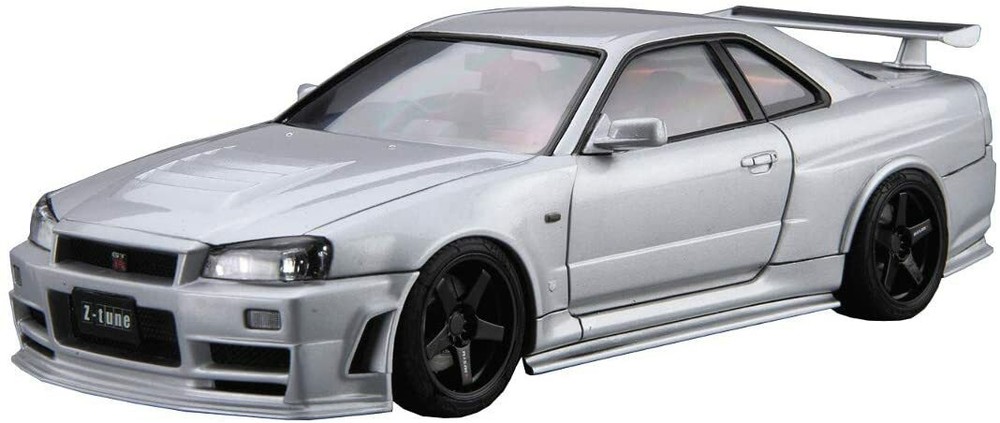 The Model Car No.34 1/24 Nismo BNR34 Skyline GT-R Z-tune’04 Plastic Model