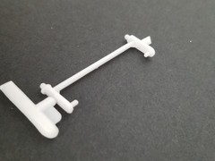1966 Malibu SS HOOD PIVOT for Revell Monogram 1:24 Model 66 Chevelle