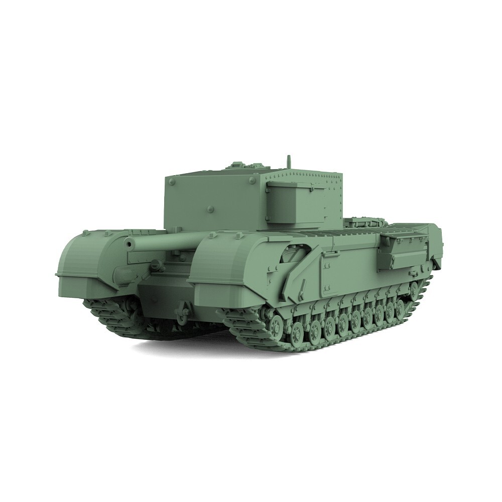 Model Kits 1/350 1/700 British A22D GC MkI Churchill Tank Destroyer