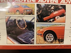 Vintage 1979 Advent Revell Datsun 240-Z 3101 Model Kit 1/25 Made In USA SEALED