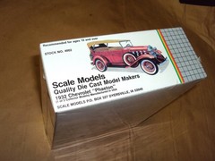 JLE Scale Models Quality Die Cast Model Makers 1932 Chevrolet Phaeton, Sealed