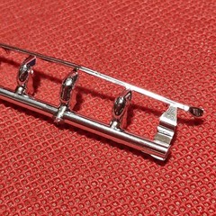 Chrome Hood Trim 1964 Chevy Nova 1:25 scale model car part Moebius