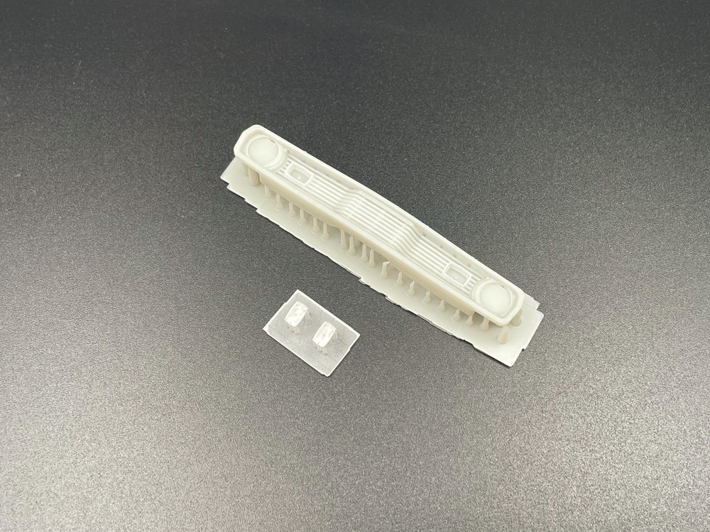 1972 Plymouth Duster 3D Printed Base Model Grilles for 1:25 MPC Model Kit